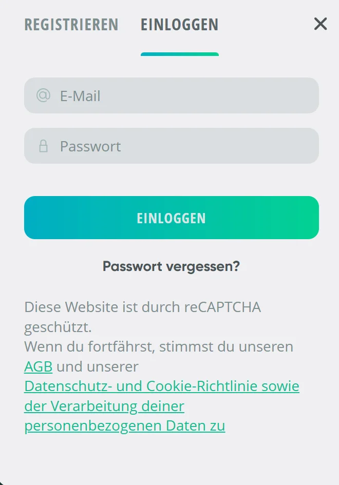 Drip Casino Registrierung und Einloggen